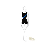 Couture Asymmetrical Short Biketard